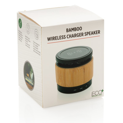 Bamboo wireless charger speaker XD Design P329.179
