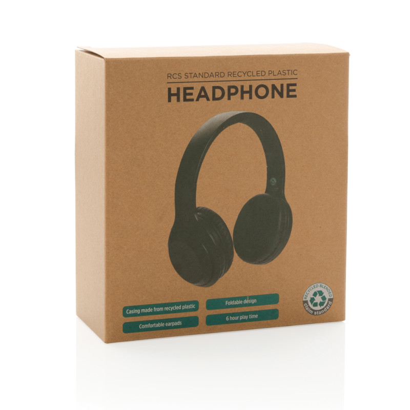 RCS standard recycled plastic headphone XD Design P329.661