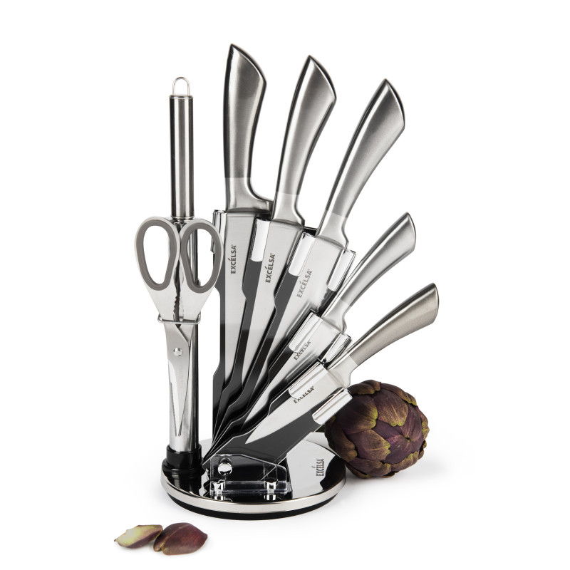 Сет блок за ножове Excelsa jazz cook 8 части ITEX64817