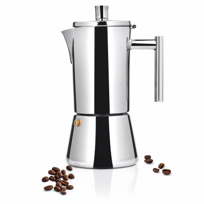 Кафеварка 6 чаши Duka barista, сребрист 1217374