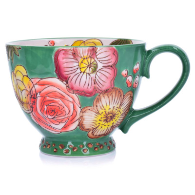 Чаша Duka florist 400 мл., зелен 1217181