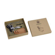 Тирбушон Laguiole с дървена стойка 40268550