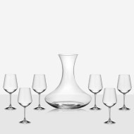 Комплект декантер за вино с чаши RCR Italy 620817