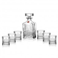 Комплект за уиски с гарафа и 6 чаши Brillante RCR Italy 621512