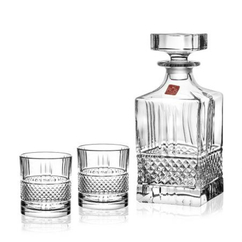 Комплект за уиски с гарафа и 6 чаши Brillante RCR Italy 621512