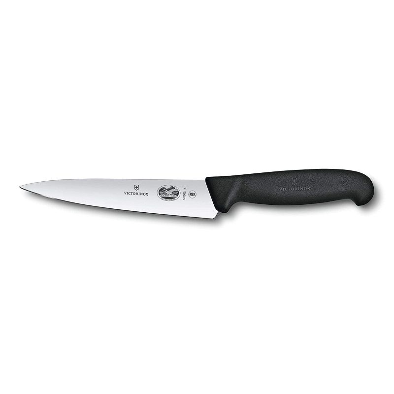 Кухненски нож Victorinox Fibrox универсален, 150мм, черен 5.2003.15