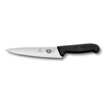 Кухненски нож Victorinox Fibrox универсален, 190мм, черен 5.2003.19