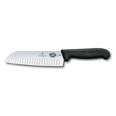 Кухненски нож Victorinox Fibrox Santoku Knife, 170мм, черен 5.2523.17