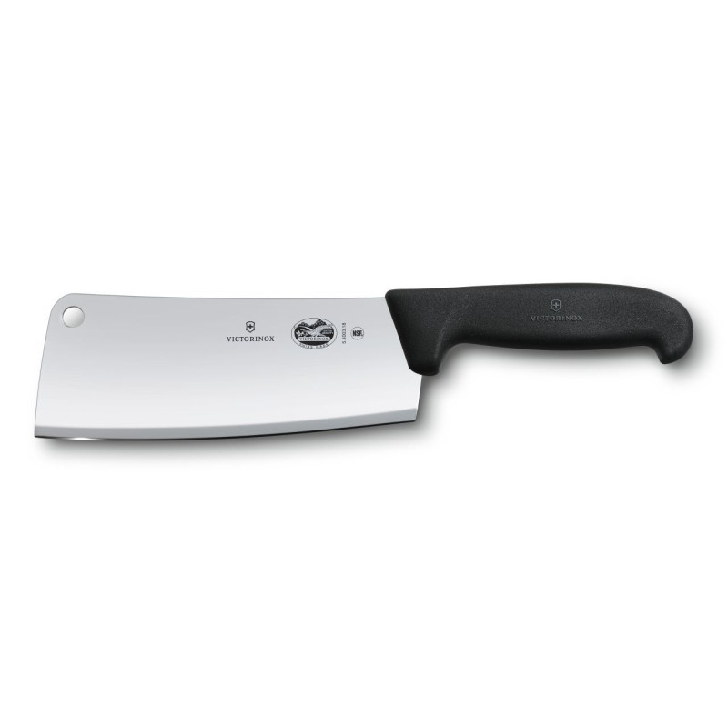 Кухненски сатър Victorinox Fibrox, 190мм, черен 5.4003.18