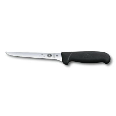 Нож за обезкостяване Victorinox Fibrox Pro Boning Knife, извито и тясно острие, 150мм 5.6413.15