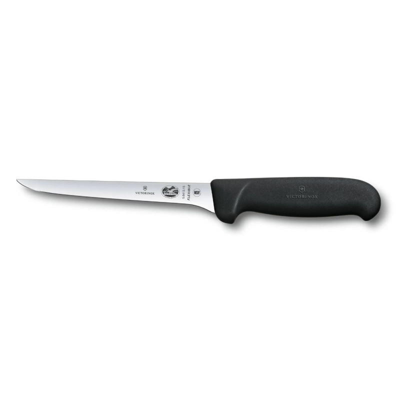 Нож за обезкостяване Victorinox Fibrox Pro Boning Knife, извито и тясно острие, 150мм 5.6413.15