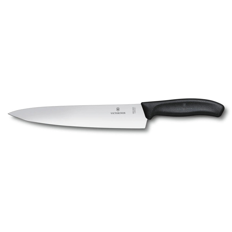 Кухненски нож Victorinox swiss classic carving knife, универсален, 220 мм, черен, блистер