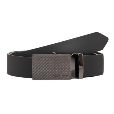 Мъжки колан с метална плочка 110 см Pierre Cardin PC318BLM