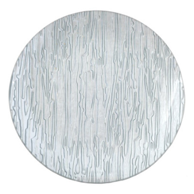 Чиния кръгла сребро 24 см. 
YB0606