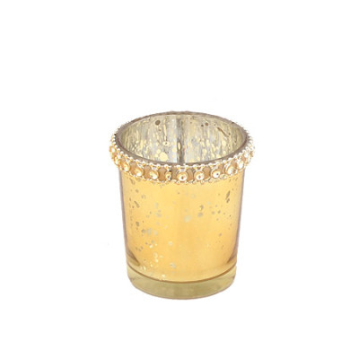 Свещник злато 6.5 см. YB0203