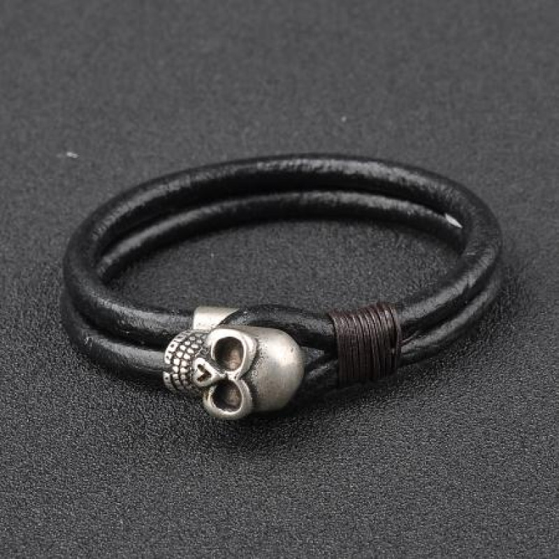 Мъжка кожена гривна с череп Silver Flame
SW130XL Мъжка кожена гривна с череп Silver Flame
SW130XL