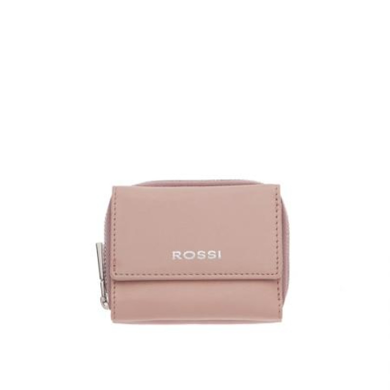 Дамско портмоне цвят Перлено розово Rossi 
RSL22136