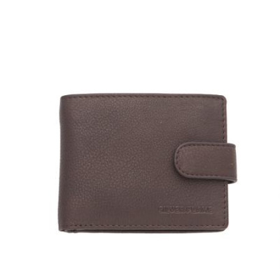Мъжки тъмно кафяв портфейл Silver Flame 
SFL11151