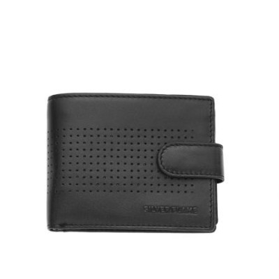 Мъжки черен портфейл Silver Flame 
SFL11155