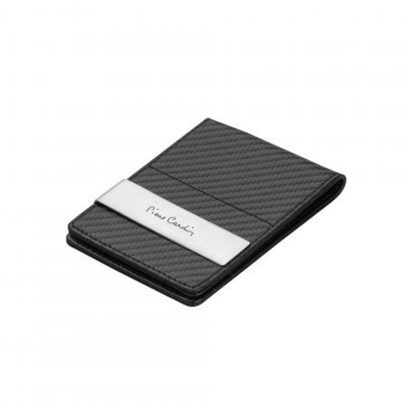 Калъф за документи и карти Pierre Cardin карбон с метална щипка за пари 
PCN022