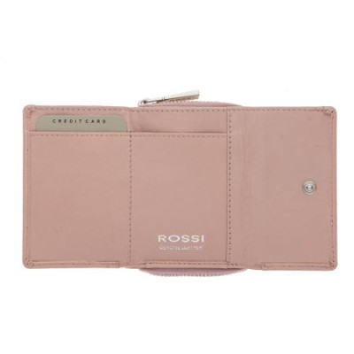 Дамско портмоне цвят Перлено розово Rossi 
RSL22136