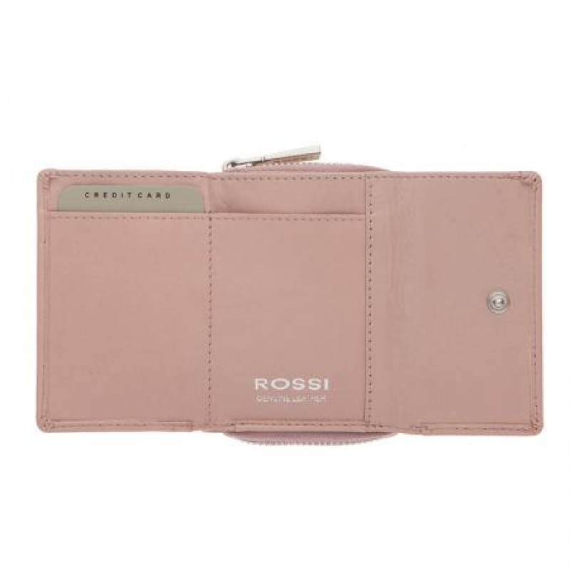 Дамско портмоне цвят Перлено розово Rossi 
RSL22136