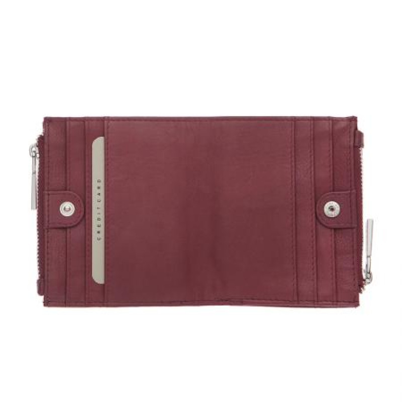 Дамско портмоне цвят Винено червено Rossi 
RSL28126