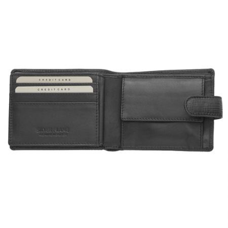 Мъжки черен портфейл Silver Flame
SFL11156 Мъжки черен портфейл Silver Flame
SFL11156