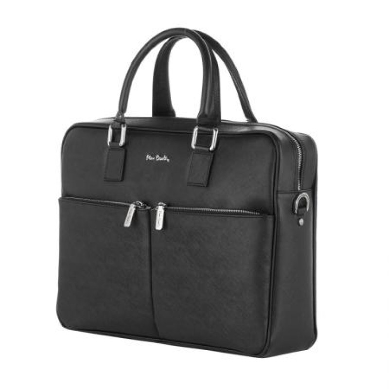 Елегантна чанта от естествена кожа за лаптоп Pierre Cardin PCL1639B Елегантна чанта от естествена кожа за лаптоп Pierre Cardin PCL1639B