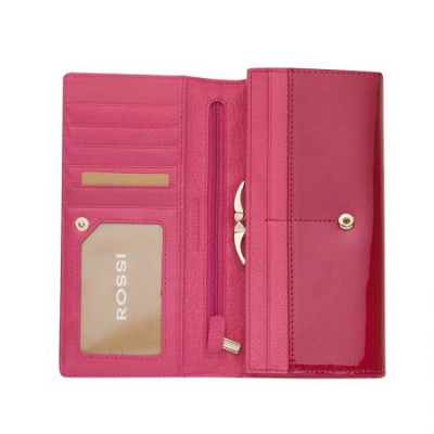 Дамско портмоне цвят Малина Гланц Rossi 
RSC0204