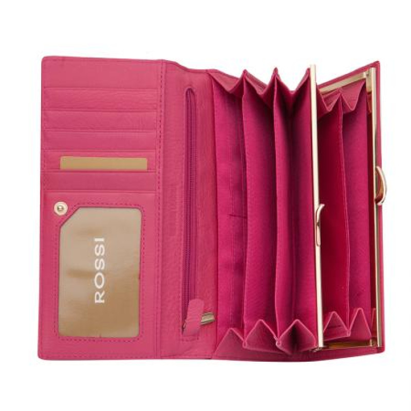 Дамско портмоне цвят Малина Гланц Rossi 
RSC0204