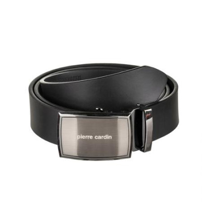 Колан черен със сива мат плочка 120см. Pierre Cardin 
PC016BLL