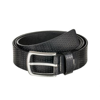 Колан черен с перфорация 110см. Pierre Cardin 
PC099BLM