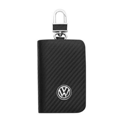Ключодържател Silver Flame с лого на Volkswagen карбон 
AS061CAR
