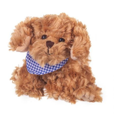 Плюшенa играчка кученце със син шал 
BK19