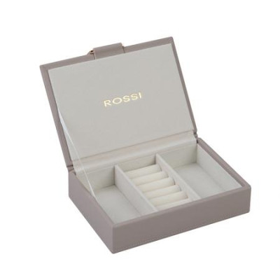 Кутия за бижута цвят сив Rossi WA13901
