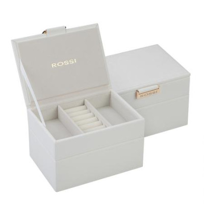 Кутия за бижута цвят бяло Rossi WA10402