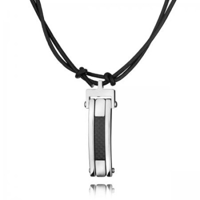 Кожен ремък с медальон Silver Flame 
SFC003N1