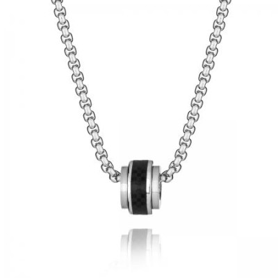 Верижка с медальон Silver Flame 
SFC014N