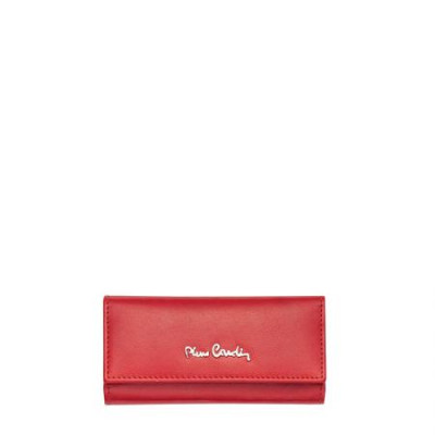 Калъф за ключове червен с клипс Pierre Cardin PCL03518