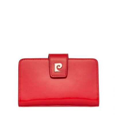 Дамско портмоне Pierre Cardin червено с лаково покритие 
PCL00910