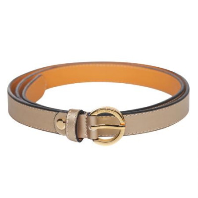 Дамски колан златен със златна кръгла тока Pierre Cardin 
B8015-9