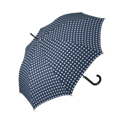 Дамски чадър Pierre Cardin тъмно син с бели точки H82240A