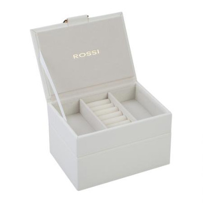 Кутия за бижута цвят бяло Rossi WA10402 Кутия за бижута цвят бяло Rossi WA10402