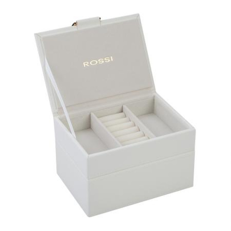 Кутия за бижута цвят бяло Rossi WA10402 Кутия за бижута цвят бяло Rossi WA10402