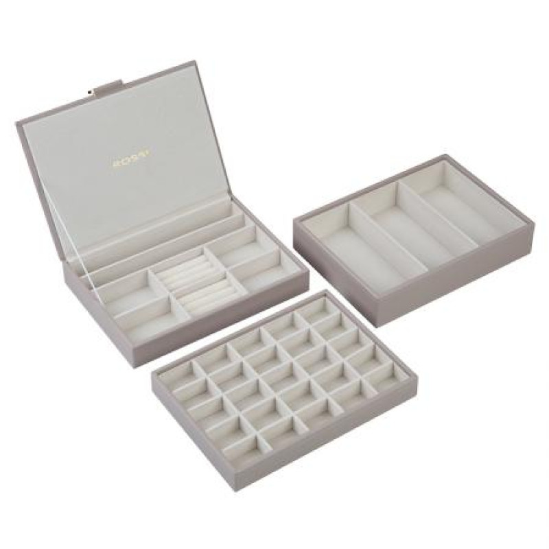 Кутия за бижута цвят сив Rossi 
WA13904