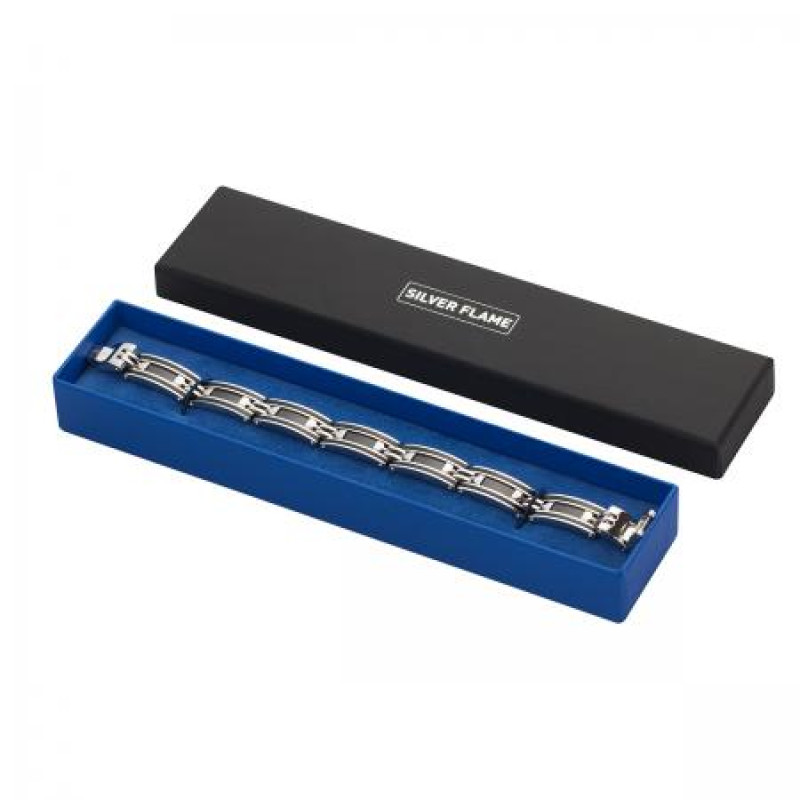 Мъжка гривна Silver Flame карбонова колекция
SFC002B Мъжка гривна Silver Flame карбонова колекция
SFC002B