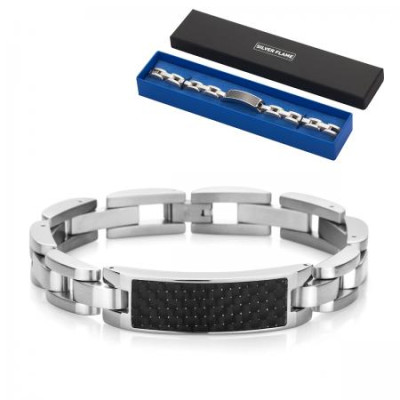 Мъжка гривна Silver Flame неръждаема стомана
SFC004B Мъжка гривна Silver Flame неръждаема стомана
SFC004B