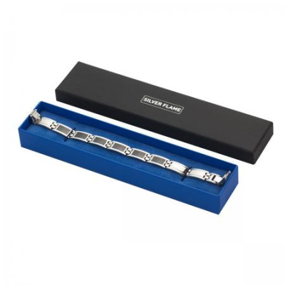 Мъжка гривна Silver Flame с карбон
SFC005B Мъжка гривна Silver Flame с карбон
SFC005B