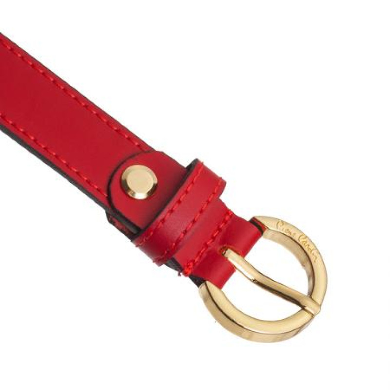 Дамски колан Pierre Cardin червен със златна кръгла тока
B8015-1 Дамски колан Pierre Cardin червен със златна кръгла тока
B8015-1
